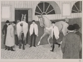 Der Pferdemarkt, ca. 1918